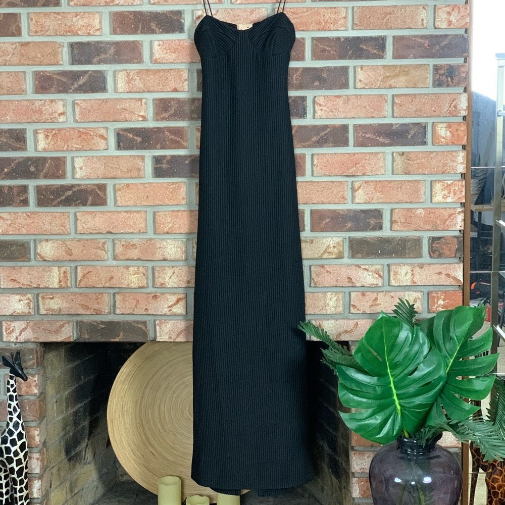 Fashion Nova Sleek And Sassy Midi Dress
